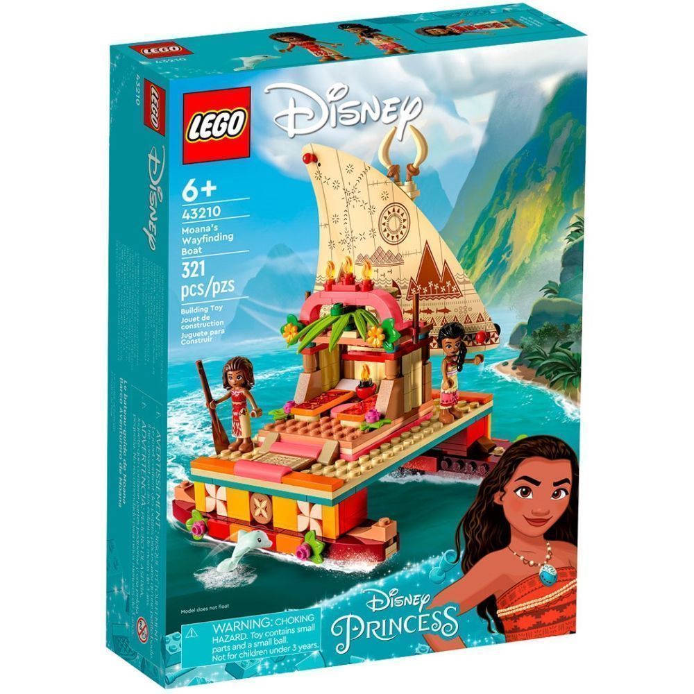 Конструктор LEGO Princess 43210 Лодка-путешественник Моаны
