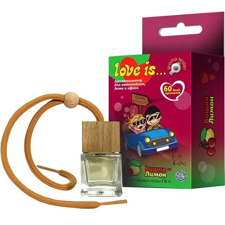 Ароматизатор AROMA RICHE LOVE IS ВИШНЯ-ЛИМОН 6ml, бочонок