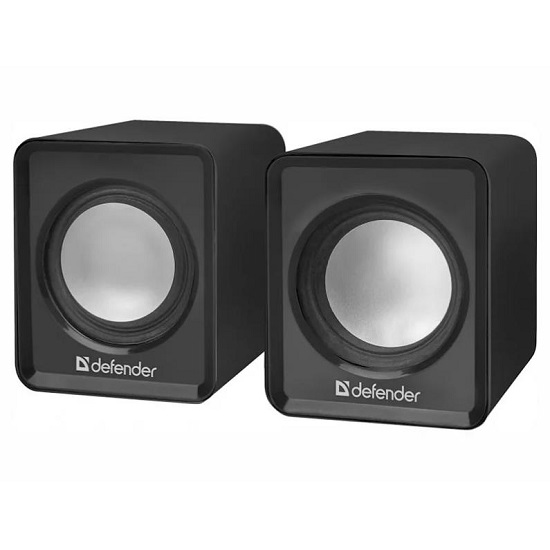 Колонки 2.0 DEFENDER SPK 22 Black USB (2,5*2Вт)
