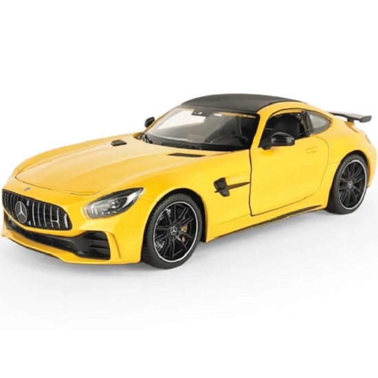 Машинка WELLY 1:24 Mercedes-Benz AMG GT R, желтый
