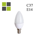 E14 свеча C37