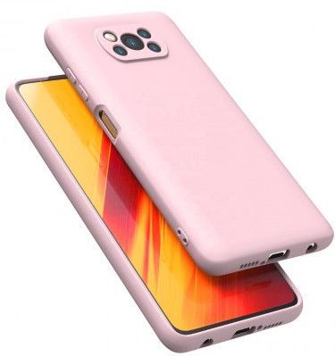 Задняя накладка ZIBELINO Soft Matte для Xiaomi Poco X3 розовый