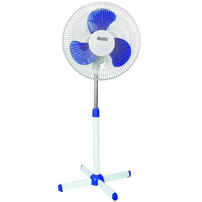 Вентилятор напольный ERGOLUX ELX-FS02-C35 синий с белым