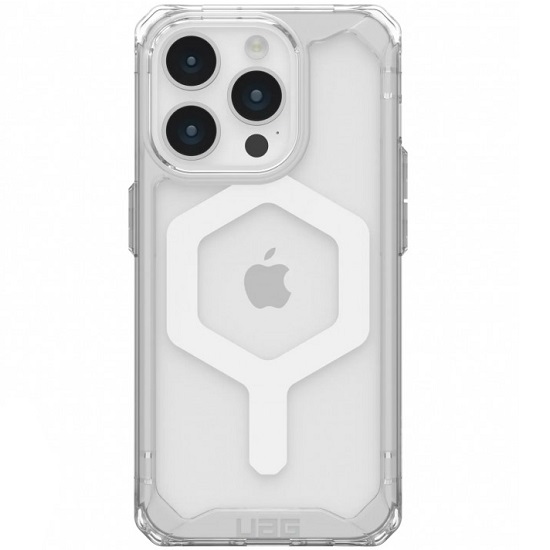 Задняя накладка UAG Plyo Magsafe для iPhone 15 Pro, прозрачный/белый