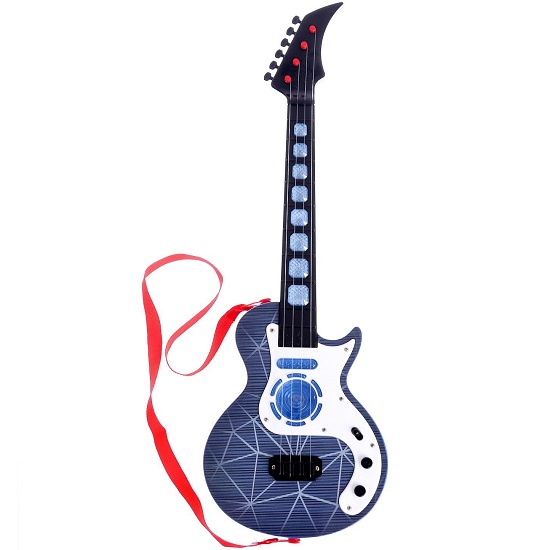 Гитара «Рок-гитарист», световые, звуковые эффекты, работает от батареек 4686132