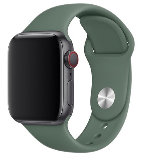 Силиконовый ремешoк для Apple Watch 38/40Sмм зеленый