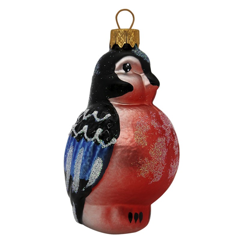 Ёлочное украшение "Снегирь 2", в подарочной упаковке, h-10см ФУГ-732/2