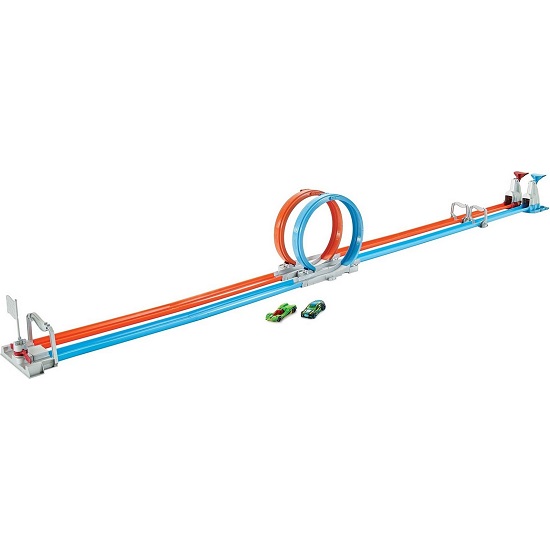 Игрушечный трек Hot Wheels Двойная петля, GFH85