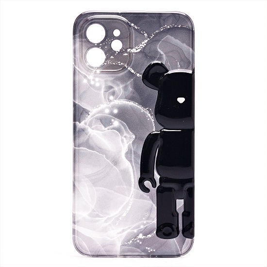Задняя накладка SC332 для iPhone 12 (black)