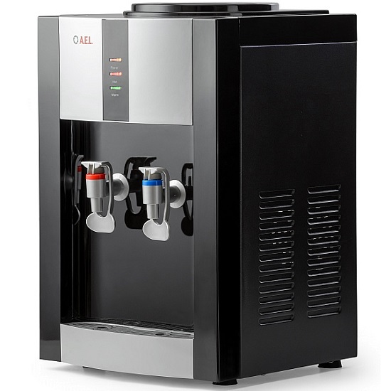 Кулер AEL TD-AEL-47 настольный электронный черный/серебристый