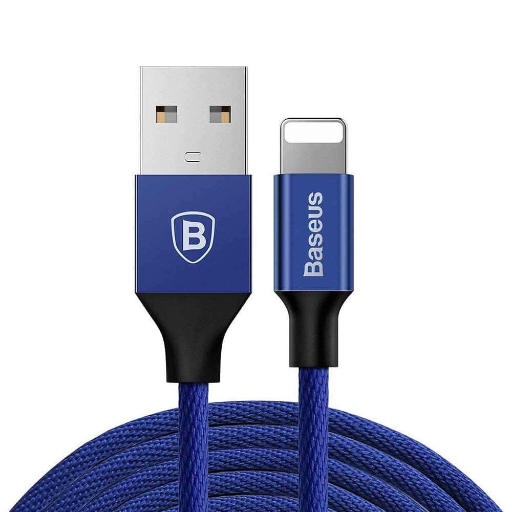 Кабель USB <--> Lightning  1.8м BASEUS Yiven Cable синий (CALYW-A13)