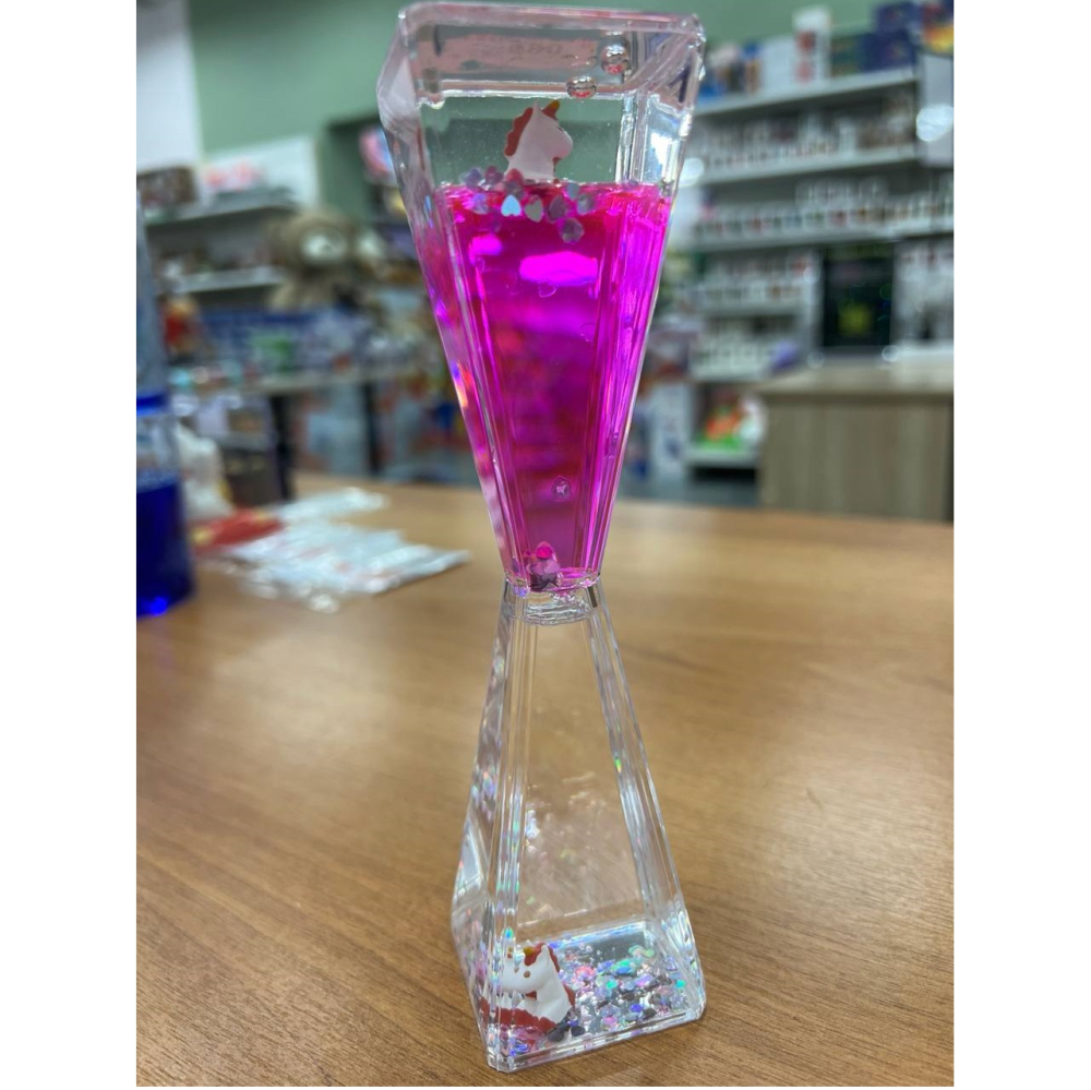 Жидкие часы "Единороги"