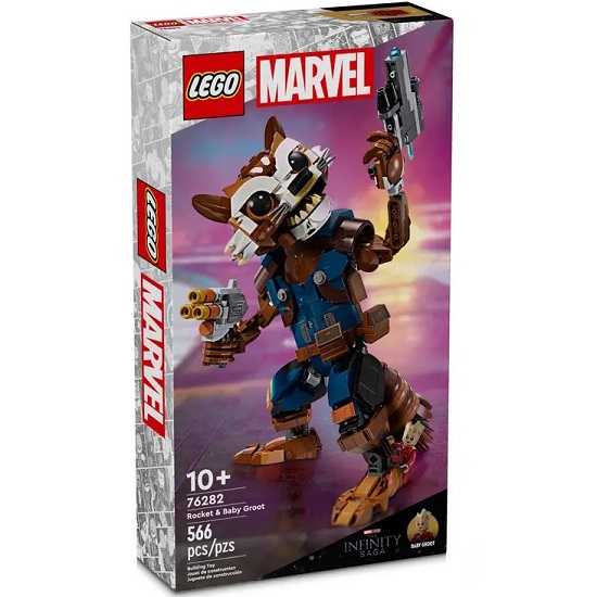 Конструктор LEGO DC Super Hero 76282 Ракета и Бэби Грут