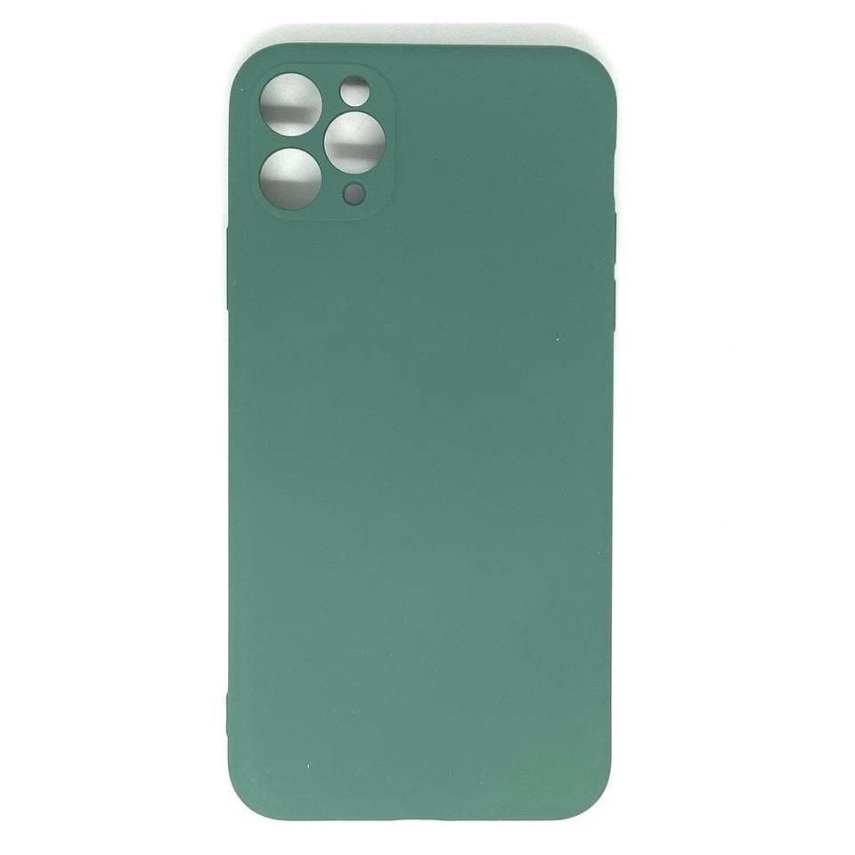 Задняя накладка ZIBELINO Soft Case для iPhone 11 Pro Max (темно-зеленый)