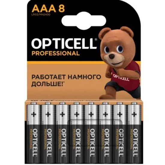 Элемент питания OPTICELL LR03 PROFESSIONAL BL-8 (8/80)