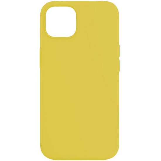 Силиконовый чехол STR Soft Touch для iPhone 12 (желтый)
