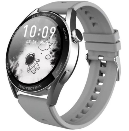 Смарт-часы XO-W3 Pro+, водостойкие, серебряные