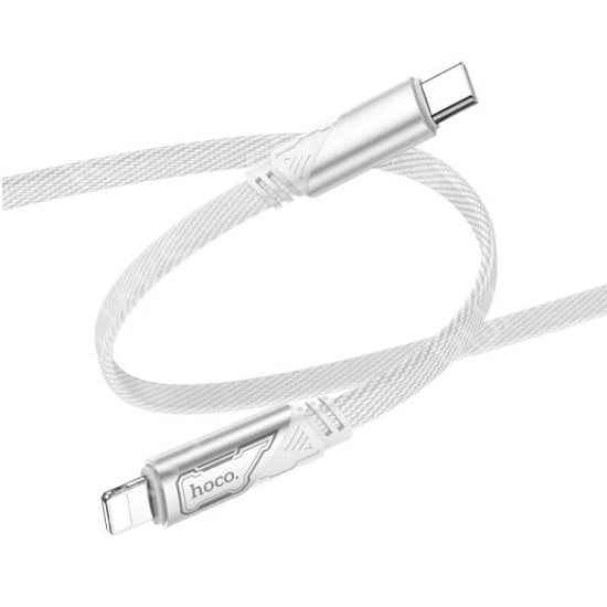 Кабель USB/Type-C <--> Lightning/Type-C  1.2м HOCO U119, серый, PD 60Вт