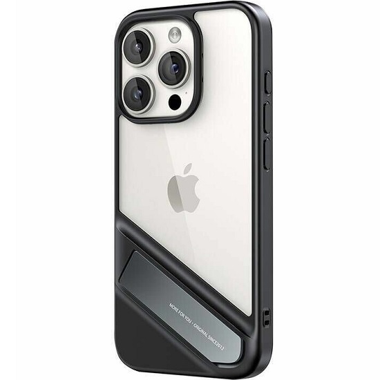 Задняя накладка UGREEN LP737 (25404) для iPhone15 черный (Kickstand Protective Case)