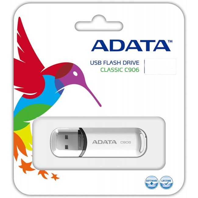 USB 32Gb A-Data C906 White