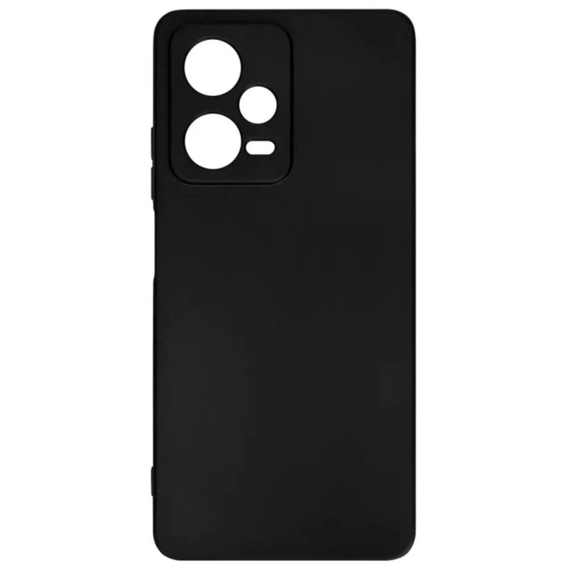 Задняя накладка ZIBELINO Soft Matte для Xiaomi Redmi Note 12S 4G (черный) с микрофиброй