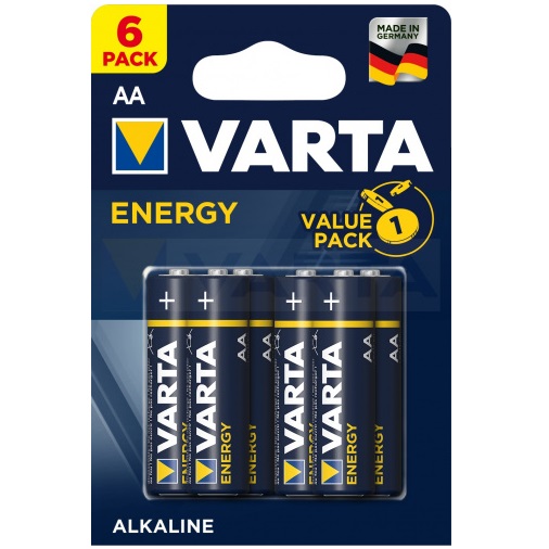 Элемент питания VARTA LR06 Energy BL-6 (60/300)
