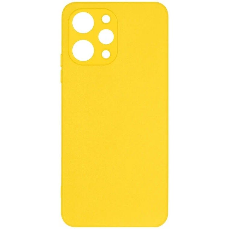 Силиконовый чехол DF для Xiaomi Redmi 12 (4G) DF xiCase-94 (yellow)