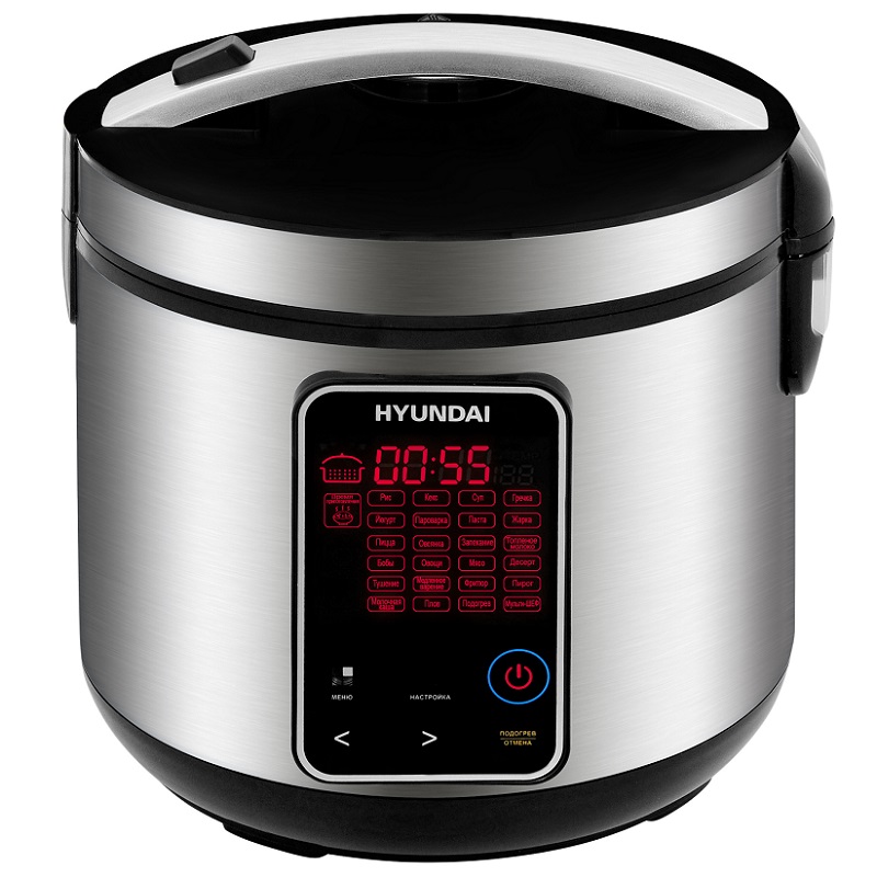Мультиварка Hyundai HYMC-2400 серебристый/черный