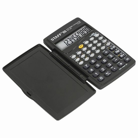 Калькулятор инженерный STAFF STF-245 (120х70мм), 128 функций, 10 разрядов, 250194