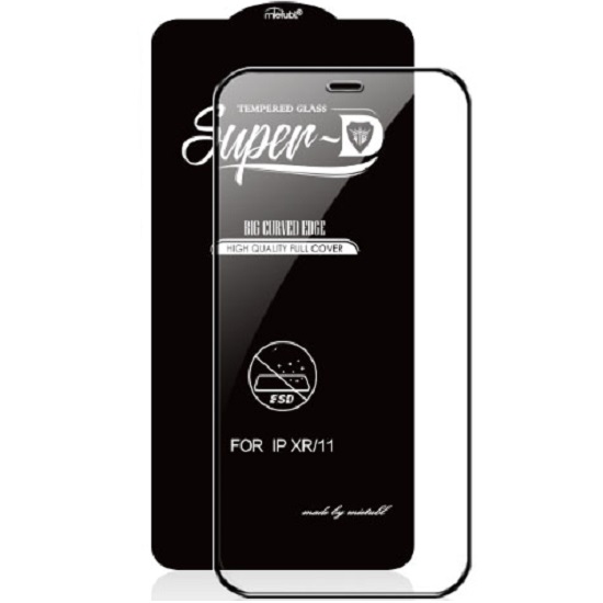 Противоударное стекло MIETUBL для SAMSUNG Galaxy A21s, SUPER-D, черное, полный клей, в техпаке