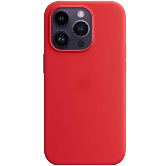 Силиконовый чехол STR Soft Touch для iPhone 14 Pro (ярко-красный)