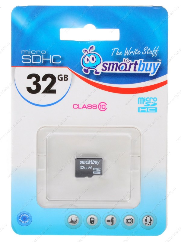Micro SD 32Gb SMARTBUY Class 10