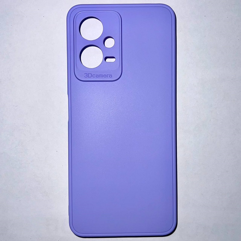 Задняя накладка Мобилис для Xiaomi Redmi Note 12 (5G), лавандовый , матовая с защитой камеры