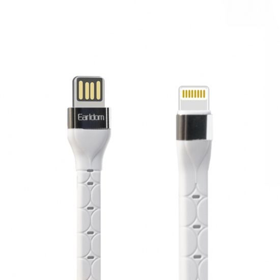 Кабель USB <--> Lightning  0.25м EARLDOM EC-123I белый