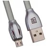 Кабель USB <--> microUSB  1.0м REMAX RC-C008 черный (Kayla II Series)