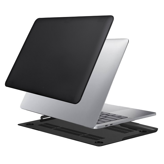 Чехол Mbook Pro 14 (2023/2021) матовый чёрный (A2442/A2799/A2918 M3/A2992 M3)