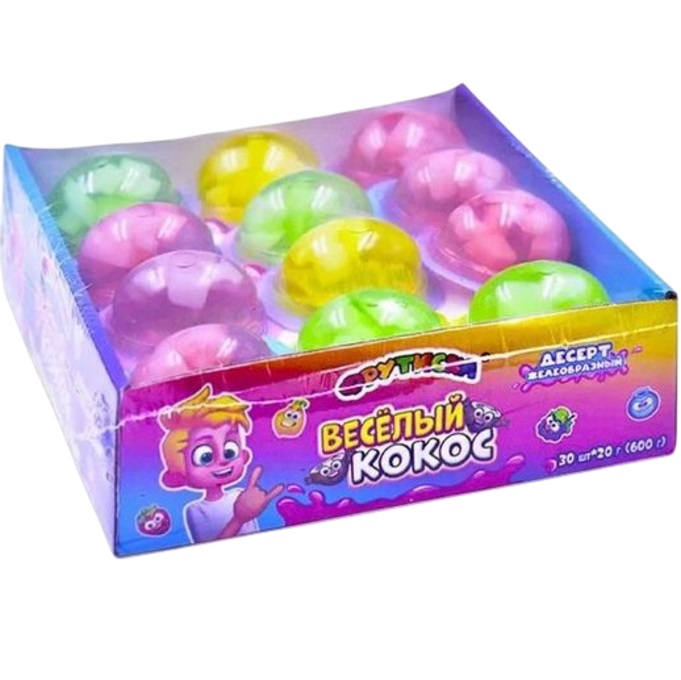 Десерт желеобразный Фрутиска (Веселый кокос) 20гр (ТД Холодок)