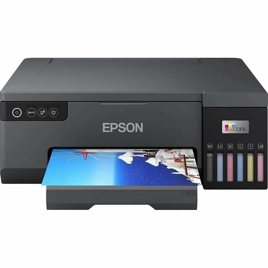 Принтер Epson L8050 (C11CK37405), струйный, A4, 6 цветов, USB, WiFi