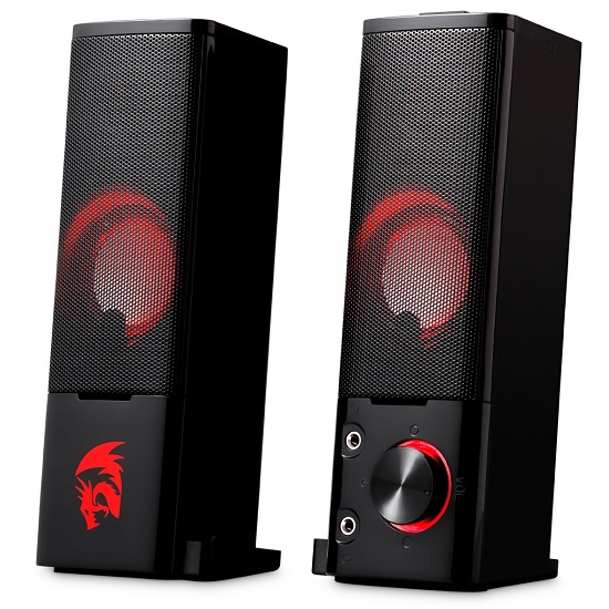 Колонки 2.0 DEFENDER Redragon Orpheus черный (2*3Вт)
