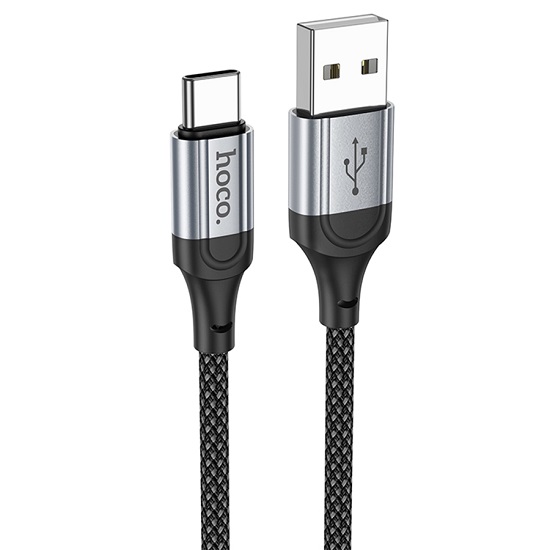 Кабель USB <--> Type-C 1.0м HOCO X102 Fresh, чёрный