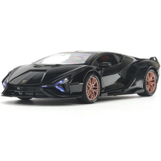 Машина металл свет-звук lamborghini sian, 20,8 см, двери, багажник