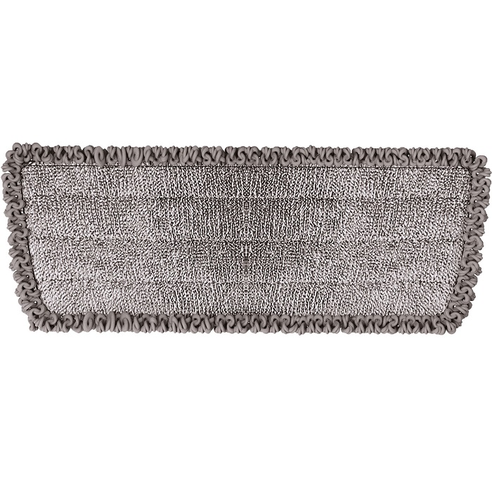 Насадки МОП для швабры липучка КОМПЛЕКТ 2шт, микрофибра, объемный ворс+кант, 41*14см, LAIMA, 609144