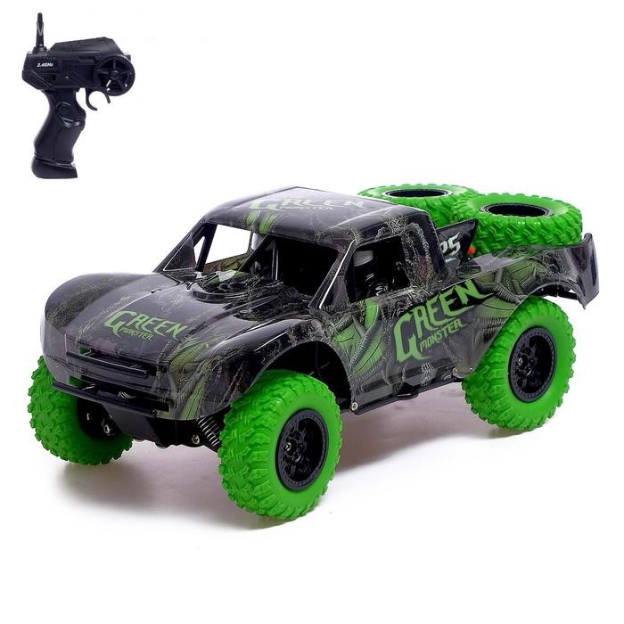 Машина р/упр Short Course, 1:20, 4WD полный привод, работает от аккум, цвет зелёный 5036817