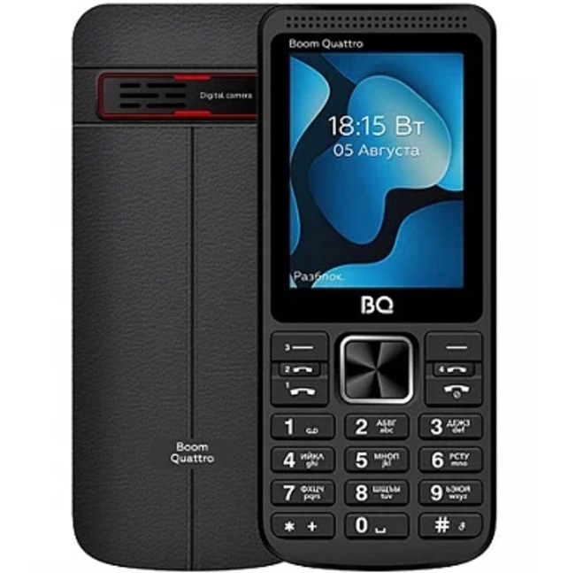 Телефон BQ 2455 Boom Quattro Black