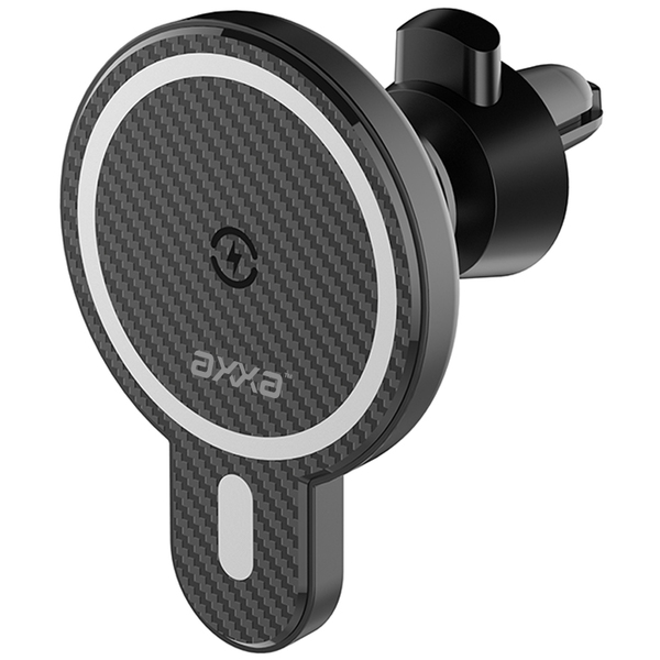 Автомобильный держатель AXXA MagCharge QI, черный (5533)