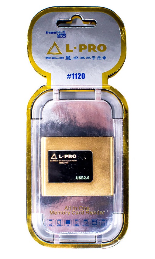 Картридер L-PRO 1120 золото
