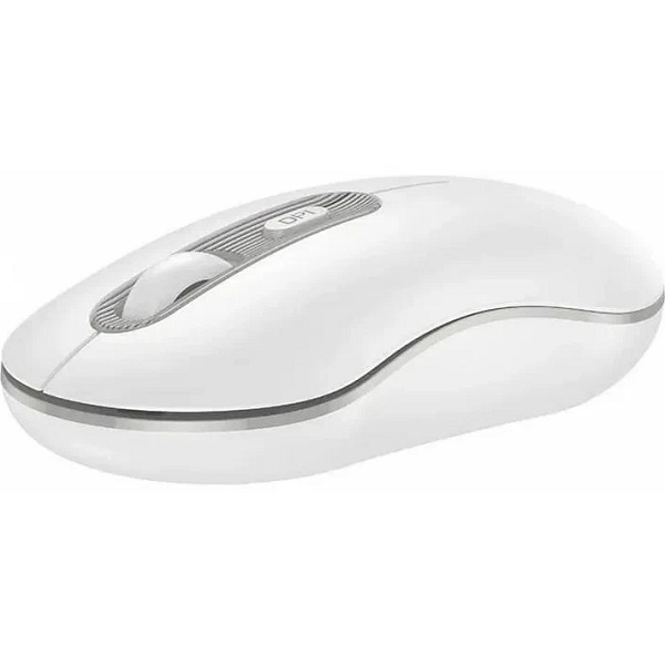 Мышь БП HOCO GM21, Platinum, белый, серая вставка