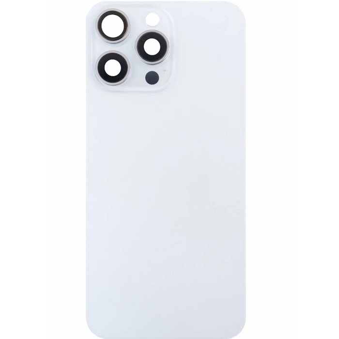 Задняя панель (крышка) iPhone 15 Pro Max (White)