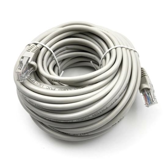 Патч-корд 15.0м BURO UTP cat5E серый