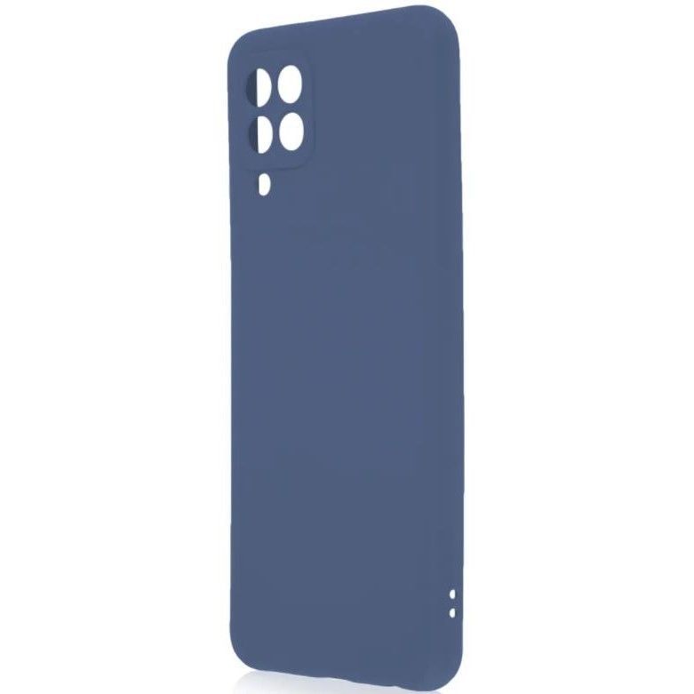 Силиконовый чехол NONAME для Samsung Galaxy A22 матовый, синий